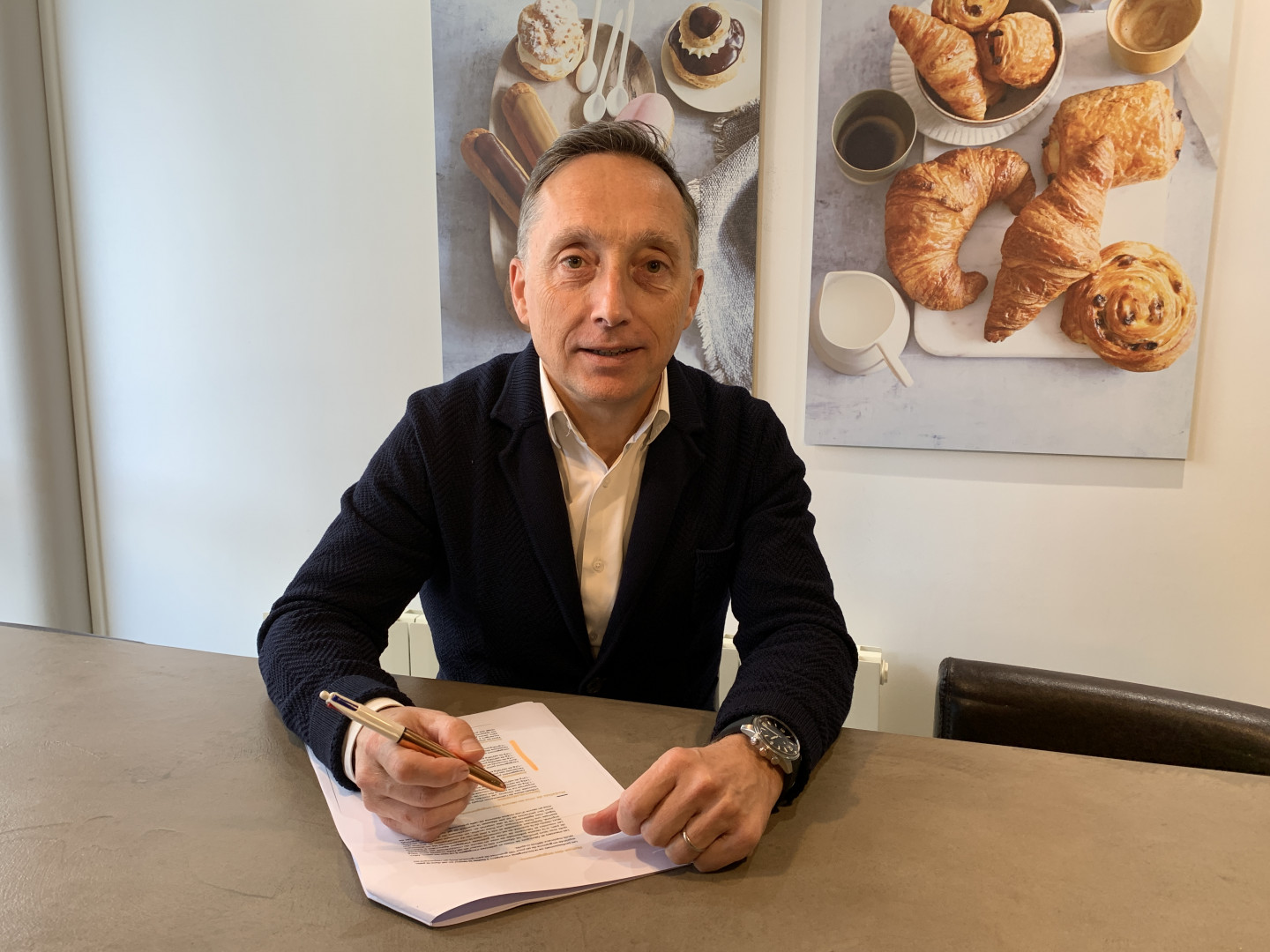 Didier Boudy, président de la Fédération des entreprises de boulangerie pâtisserie (FEB) et de Mademoiselle Desserts